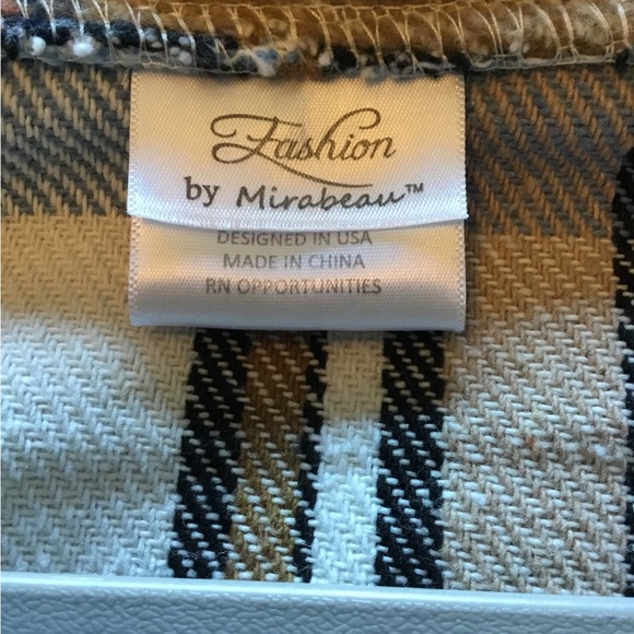 Blue Plaid Sherpa Shacket - Picture 4 of 5